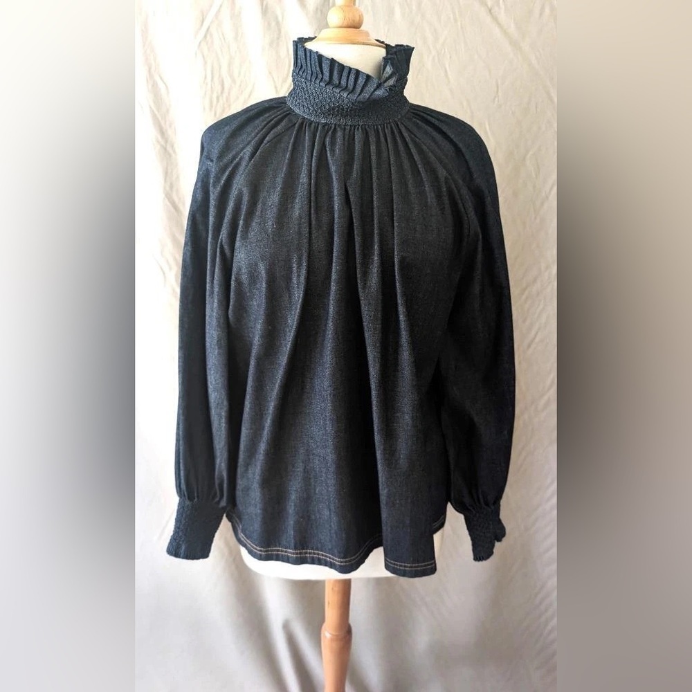 Fendi denim blouse authentic
